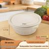 Biodegradable Corn Starch Disposable Food Containers with Lids