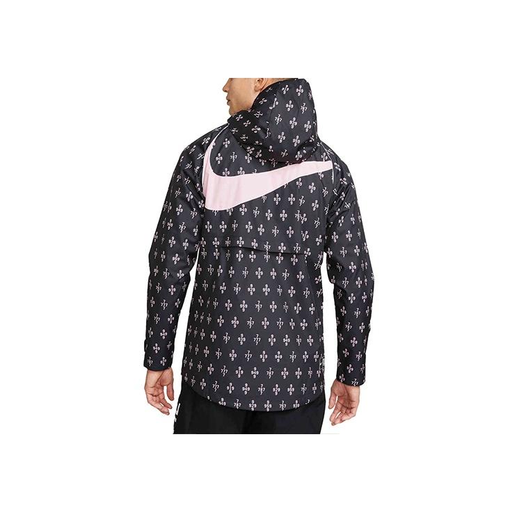 Nike Paris Saint-Germain Casual Futebol Roupa Desportiva Tecido Manga Comprida Jaqueta com Capuz Masculina Agasalho Preto DB4575-010
