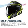 HJC HELMETS Motorcycle Helmet Full Face Ventilation Internal Removal C10 Ellie HJH235 BLACK L (58 - 59cm)