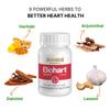 Wellness Mantra BioHart for Heart Health and Cholesterol Care | Helps Lower Triglycerides | Arjunchhal, Haritaki, Lasoon and More Herbs | Pack of