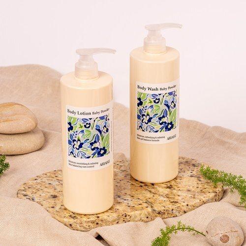 

[Arias][1+1] Arias Body Wash 1L Baby Powder Scent + Body Lotion Baby Powder Scent_636383