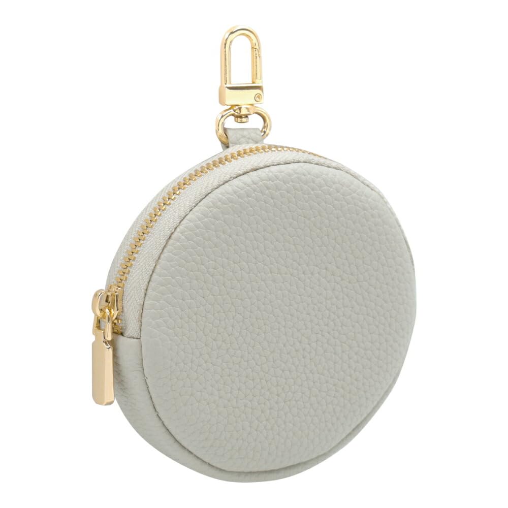 Official Elegante Round Coin Purse for Mini Perfect for Small and and Pale Women, Pouch, Cosmetics, Items, Wallets, Coins, More. Small, Lightweight,