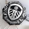 1 PC Automatic Folding Umbrella - Leeds United Custom Name Pattern, Portable & Foldable Design with 8 Ribs, Christmas Birthday Gifts