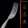 Cutlery (Set of 6, Stainless Steel Sliver Forks Set), 100% Food Grade, Non Toxic, Anti-Rust, Dishwasher Safe, Perfect Gifting Set for All Occasions