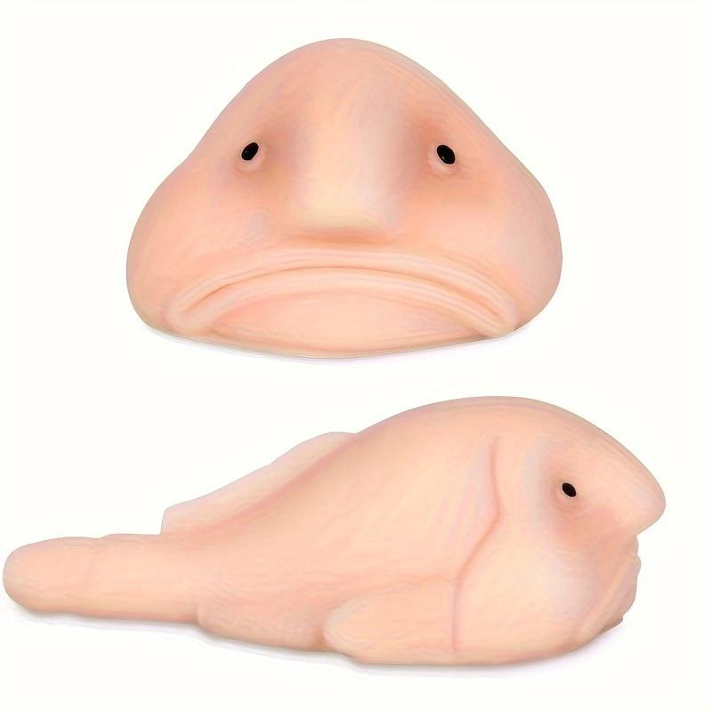 1 st Blobfish klämleksaker Sensoriska djur Mjuka Pop Fidget-leksaker för barn Vuxna Stresslindring Spel Fest Halloween Julklappar