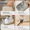 Stainless Steel Electric Heated Lunch Box - Insulated Student Bento Box