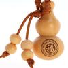 Key Chain Ornaments Car Key Ring Peach Wood Keyring Good Luck Gourd Chinese Traditional Keychain