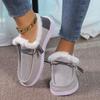 2025 Winter New Thick-soled Snow Boots for Women, Piled and Thickened Fluffy Warm Large-size Sewn Cotton Shoes for Women