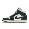 Jordan Air Jordan 1 Mid Women's Oxidized Green White Sail BQ6472-133