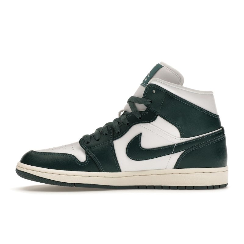 Jordan Air Jordan 1 Mid Women's Oxidized Green White Sail BQ6472-133
