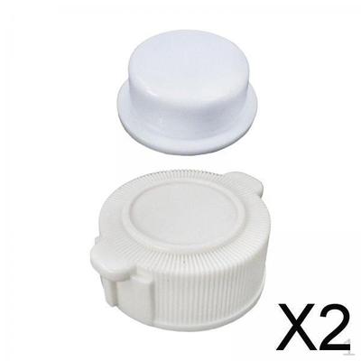2xDrain Plug Cap Pools Valve And Plug, 10043 10044, Repair Parts Screw Set Exhaust