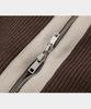 LETTERCOMO Teddy Blossom Essential Knit Zip-Up Brown