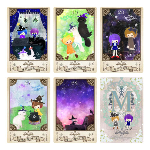 Majoko Majolica Oracle Cards | Socked Cat | 72 Cards with Japanese Instructions [Authentic]