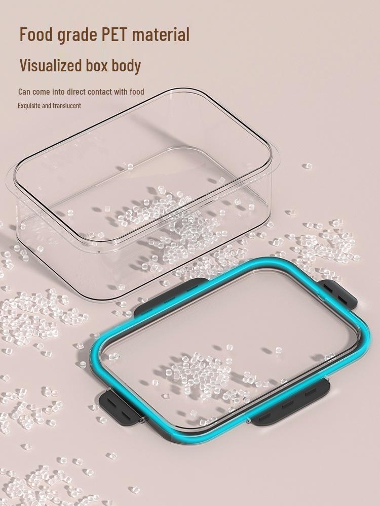 Large Capacity Transparent Food-Grade Storage Box for Fridge & Freezer