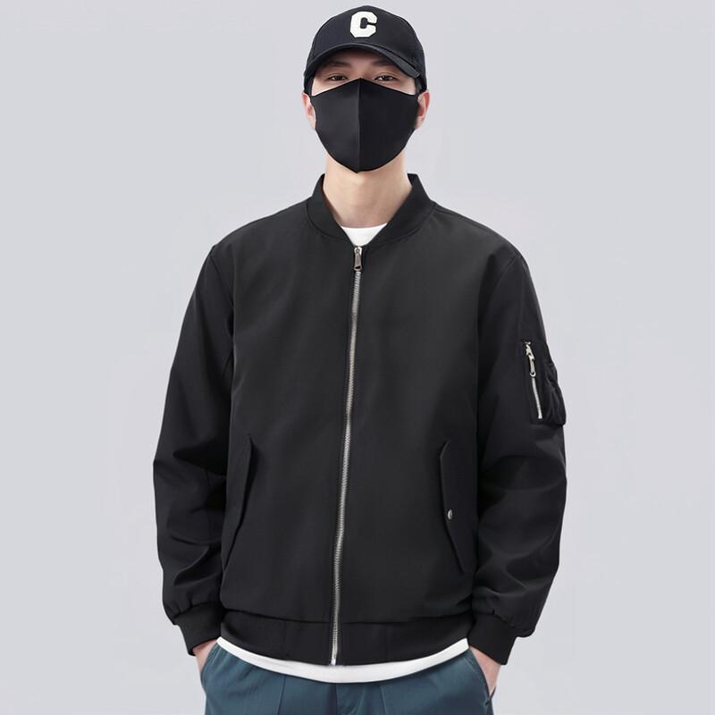 New Spring American Air Force Pilot Jacket Baseball Collar Jacket Men's American Short Pussy Casual Top