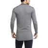 Nike Logo Round Neck Long Sleeve Fitness Shirt Men Tops Gray 449794-091