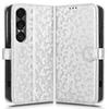 For Sony Xperia 1 VII Wallet Case Dot Pattern Imprint PU Leather Phone Cover