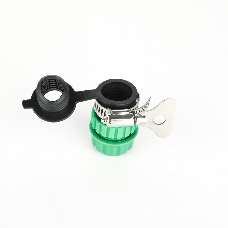 Yellow Transparent PP Garden Hose with Multifunctional Faucet Connector