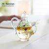 Nanshan Mr. Chinese Style Decal Glass Teapot