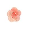 Dopamine Rose Hair Claw: Large, Korean Style Summer Clip for Thick Hair.
