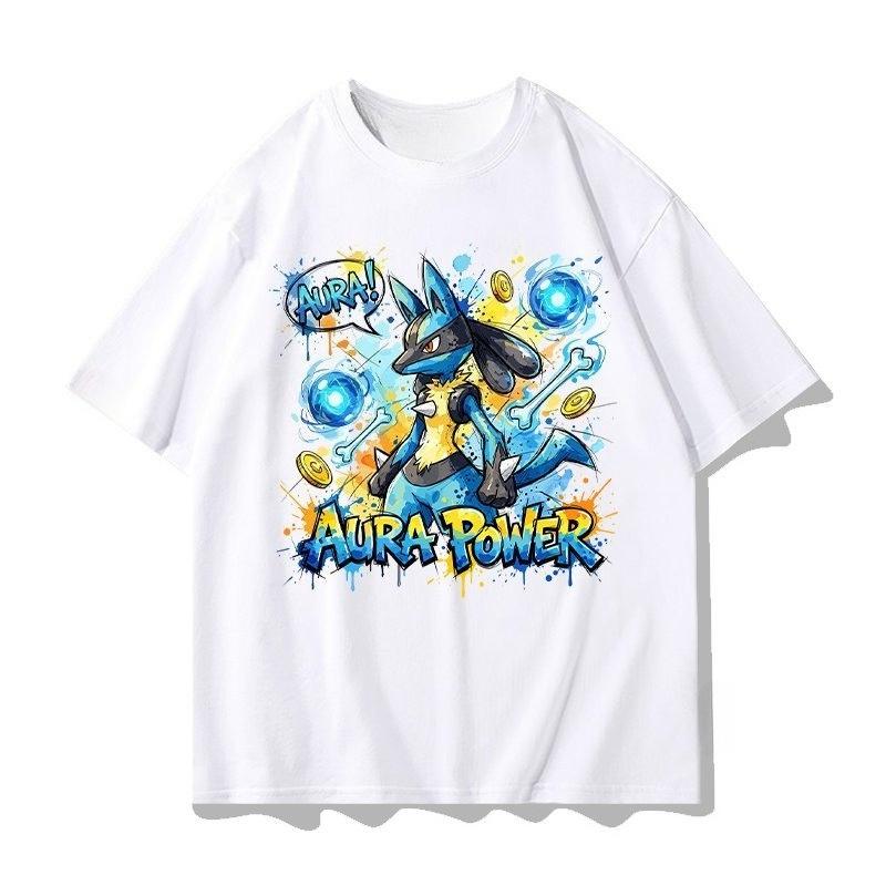 New Summer Pokmon Tshirt Casual Printed Shortsleeved Shirt Fashionable Street Style Top Suitable For Both Unisex And Unisex
