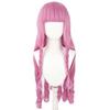 LAOBAO Perona Ghost Princess Cosplay Long Curly Perfect for Halloween Costumes Wig, Pink, Heat-Resistant, (Perona B)
