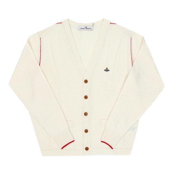 Vivienne Westwood Cashmere Men Cardigan Alex Orb Logo