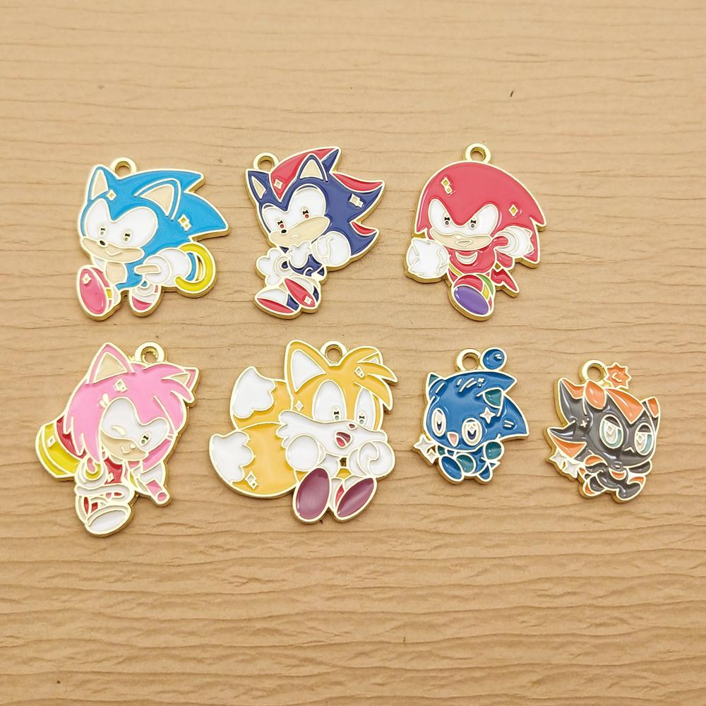 

Cartoon Charm For Jewelry Making Enamel Necklace Earring Bracelet Pendant Keychain Diy Accessories Alloy Metal Gold Plated