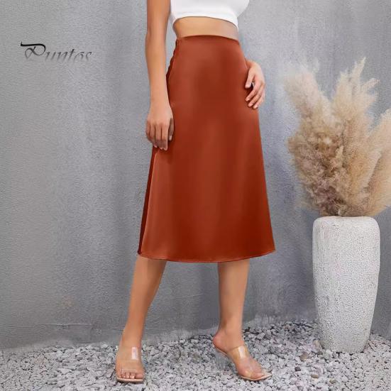 Jupe Longue Femme Taille Haute - Fendue Sur Le Côté - Coupe Slim - Tissu Doux Et Ample - Parfaite Pour L'hiver