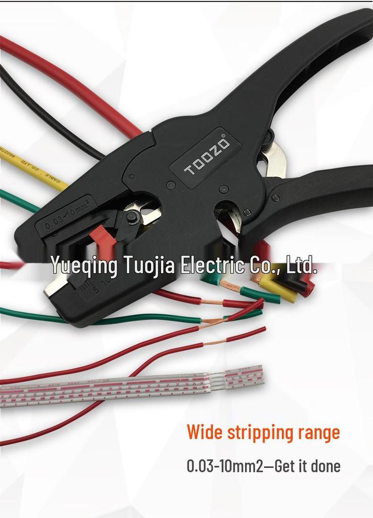 European Crimping Pliers and Wire Stripper Set for Pin-Type Ferrules