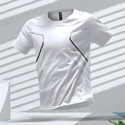 Maglietta da Uomo Stampata in 3D Sport Corsa Allenamento All'aperto Asciugatura Rapida Traspirante Manica Corta Girocollo T-shirt Estiva Ampia