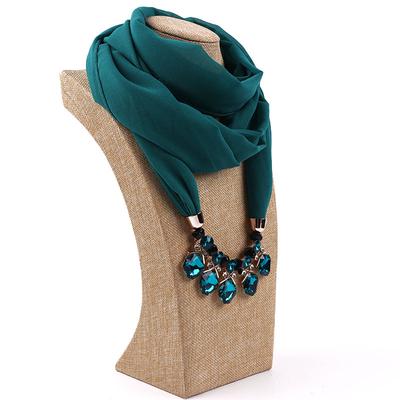 Gorgeous Beads, Circular Ring Scarf, Women's Scarf Accessories, Necklace, Ethnic  Scarf