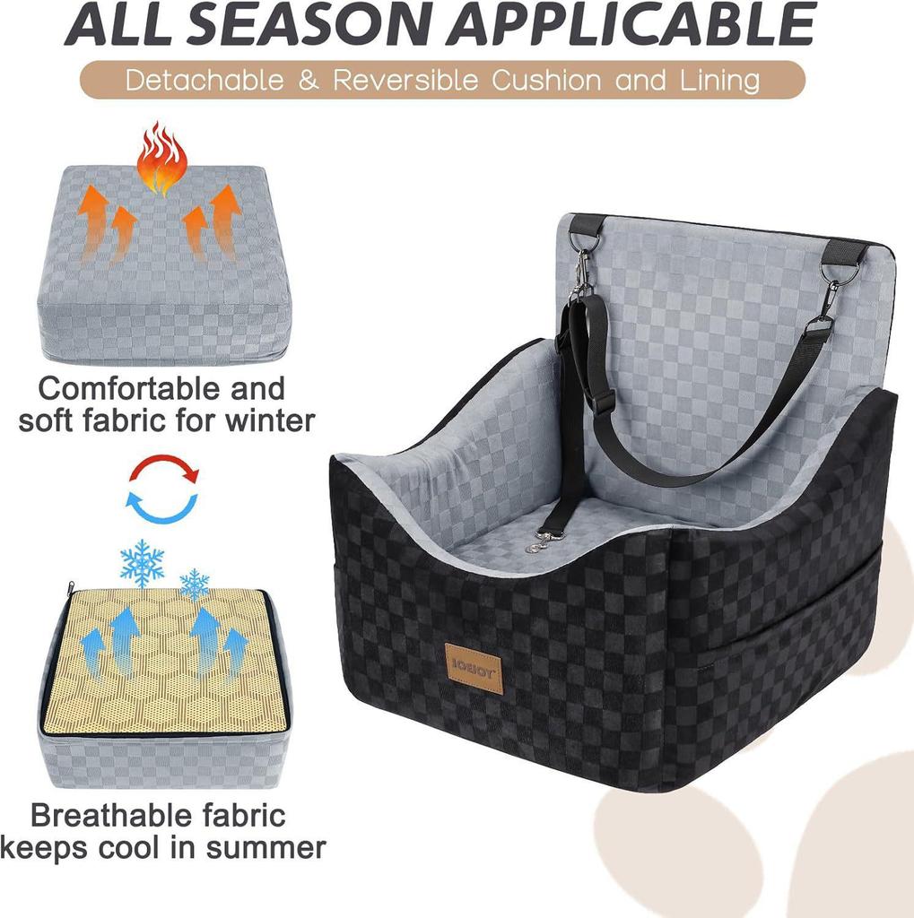 Waterproof Car Seat Pet Mat - Anti-Stain Cat & Dog Cushion, Oxford Cloth