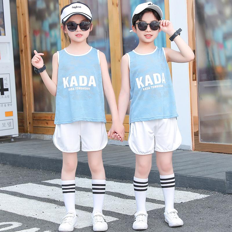 Детский сетчатый быстросохнущий спортивный комплект для отдыха — фото 8