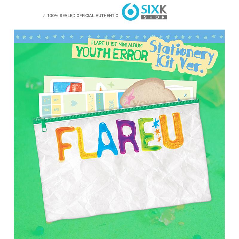 [Предзаказ] FLARE U (ЧУЭЙ ЛИ Ю & КАН У ДЖИН) - Первый альбом [Ошибка молодости] Набор канцелярских принадлежностей Вер. (Онлайн-преимущество)
