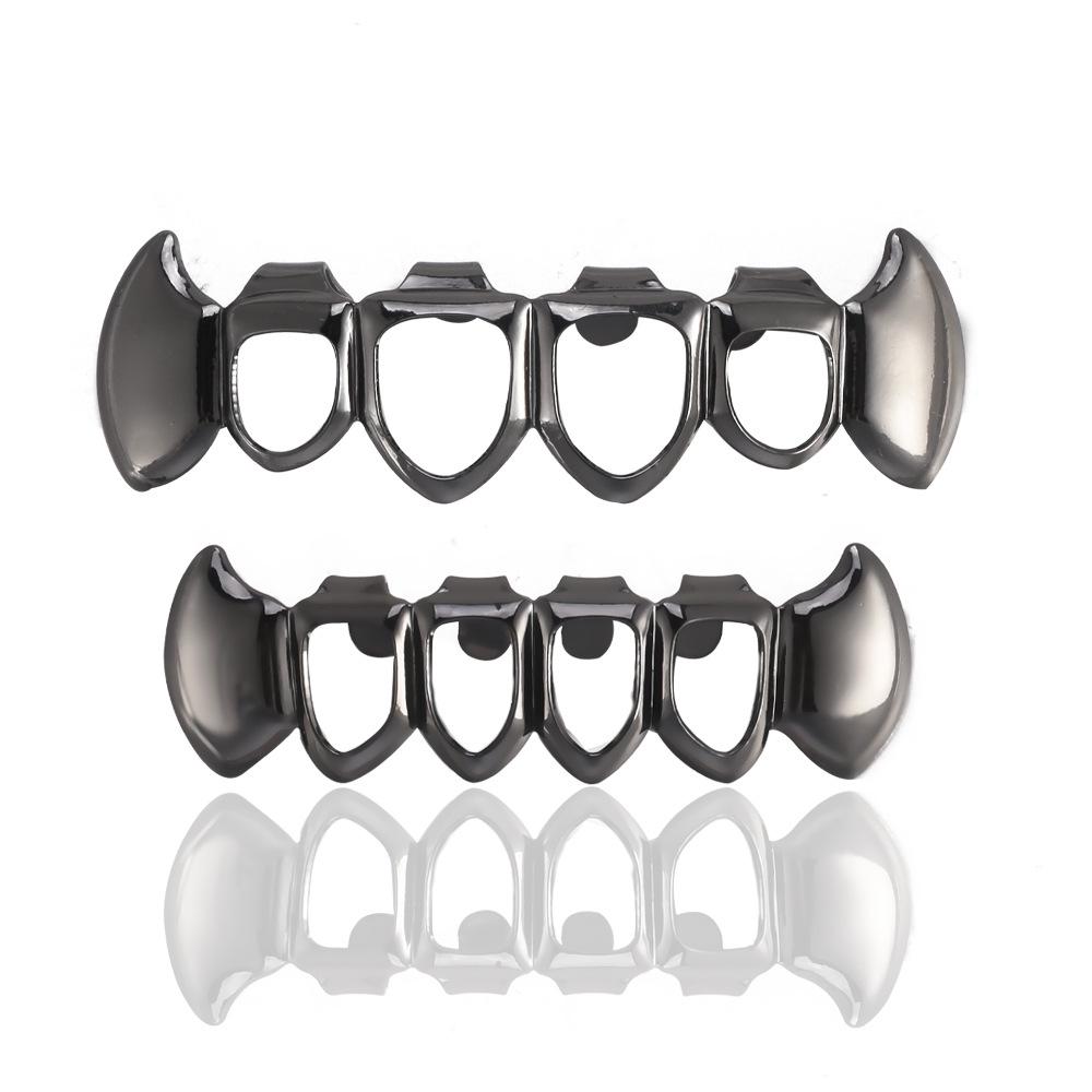 Four-Hole Pointed HIPHOP Halloween False Teeth Masquerade Props