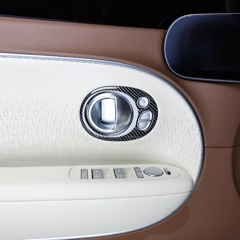 Auto Interior Decoration Accessories Inner Door Handle Bowl Frame Trim Cover ABS Material For Hyundai IONIQ 9 Left-Hand Drive
