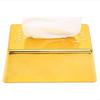 Multi Functional Tissue Dispenser Gold Plated Finish Nonslip Base Paper Holder