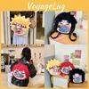 Naruto Gaara Uchiha Sasuke Plush Backpack Single Shoulder Crossbody Gift Bag