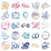 50/100PCS Transparent PET Bubble Stickers Colorful Small Fresh Cartoon Waterproof Decoration DIY Computer Stickers