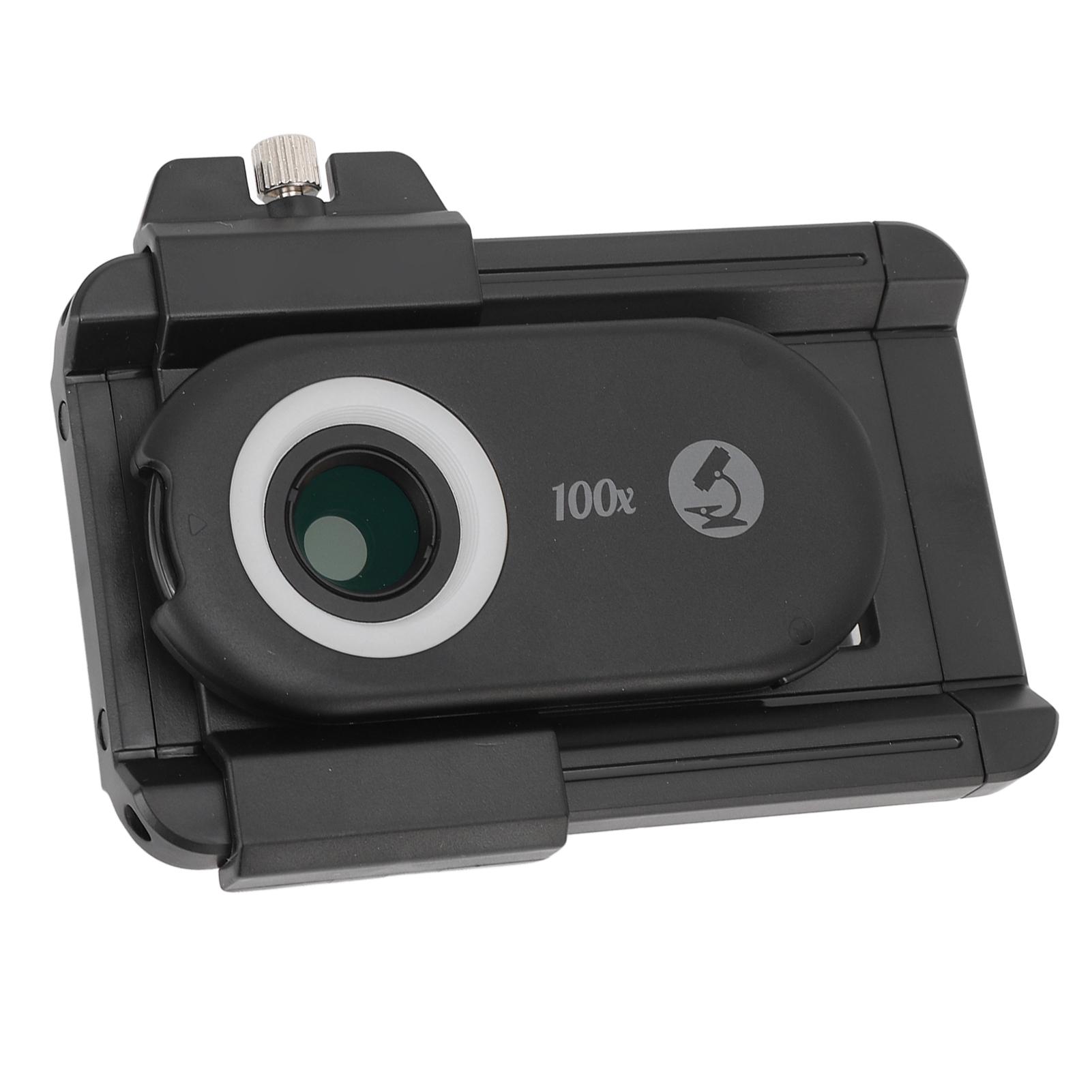 

Объектив для телефонного микроскопа с универсальным зажимом LED CPL Nano Zoom, портативный 100-кратный телефонный микрообъектив для