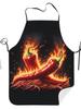 Chili Pepper Apron Cooking Restaurant 2D Print Design