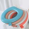 1Pc Eva Waterproof Toilet Seat Cover Thickened Four Seasons Universal Toilet Seat Cushion Paste Type Toilet Cushion Accessories