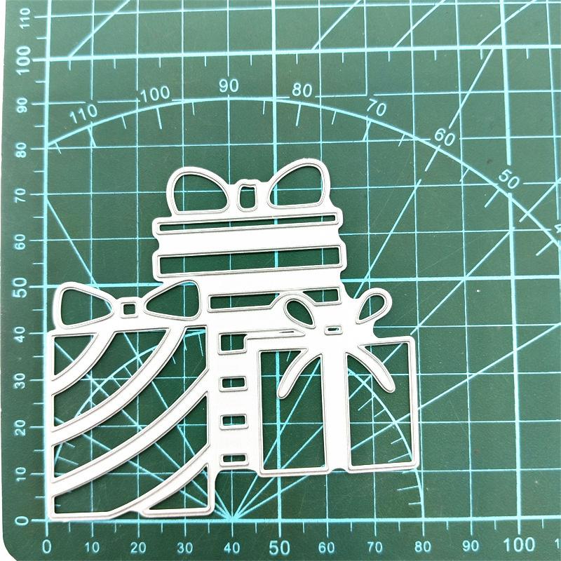 Holiday Gift Design Style Metal Cutting Die Stencil for DIY Scrapbooking Album Photo Embossing Paper Card Craft Decor