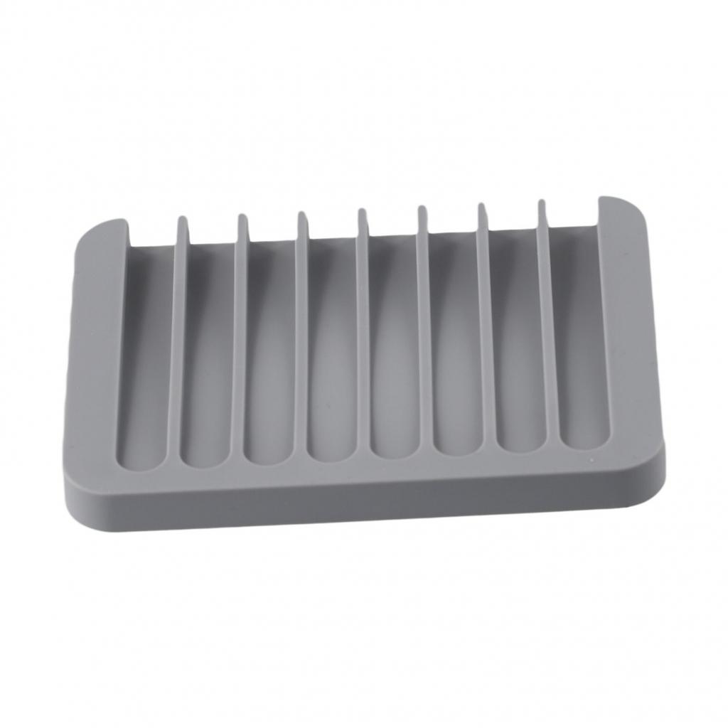 Accessoire de salle de bain fonctionnel Set de porte-savon en silicone auto-vidant