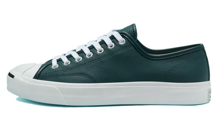 Converse Сезонный цвет Кожаные Jack Purcell Зеленый Белый 166726C 40