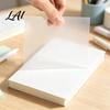 Clear Adhesive Notepads 2PCS Transparent Sticky Notepads Waterproof Memo Pads Smooth Writing Reusable Memos Strong Repositionable Strips for Office