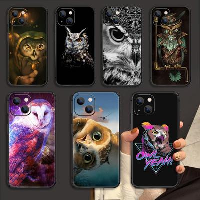 Owl Animal Phone Case For iPhone Samsung Galaxy Redmi Xiaomi Oppo OnePlus Note S A 7 8 9 10 11 12 13 14 20 21 22 23 53 54 Pro Max Plus Ultra TPU Soft