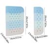Breathable Holes Silicone Pencil Case Zipper Large Capacity Stationery Storage Bag Portable Waterproof Makeup Organizer Cosmetic