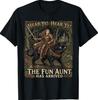Sjovt Hør Her Hør Her Den Sjove Tante Er Ankommet Ridderkat T-shirt